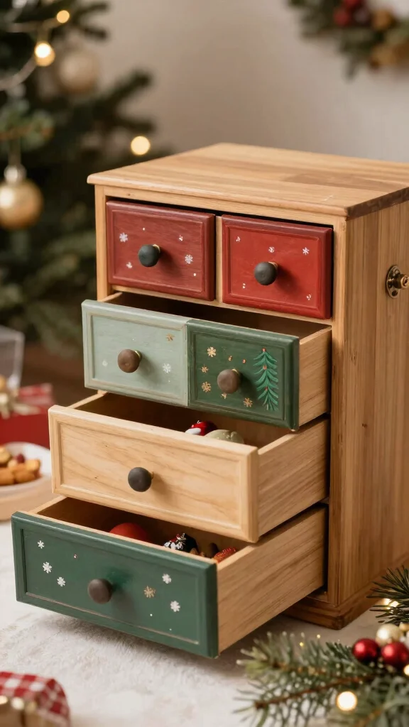 15 Wunderschöne DIY Adventskalender für Kinder – Sie Werden Staunen! - 4. Adventskalender in Schubläden 1